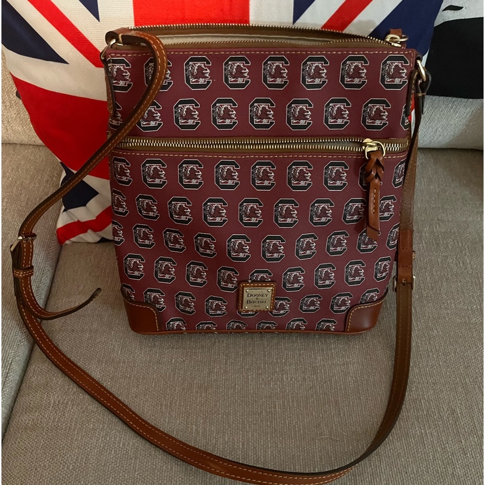 Dooney & Bourke Maroon Crossbody Bag
